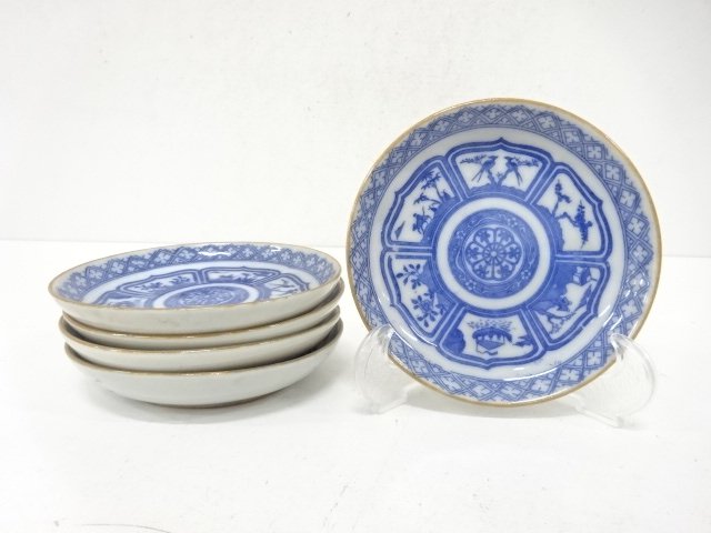 古伊万里　印判手　小皿　5客揃