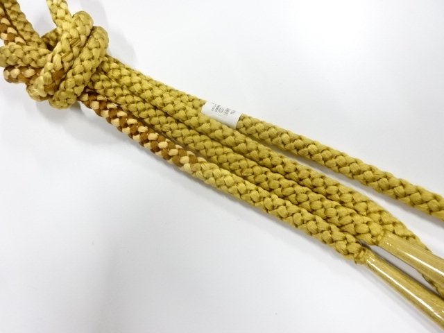 未使用品　正絹　手組帯締め