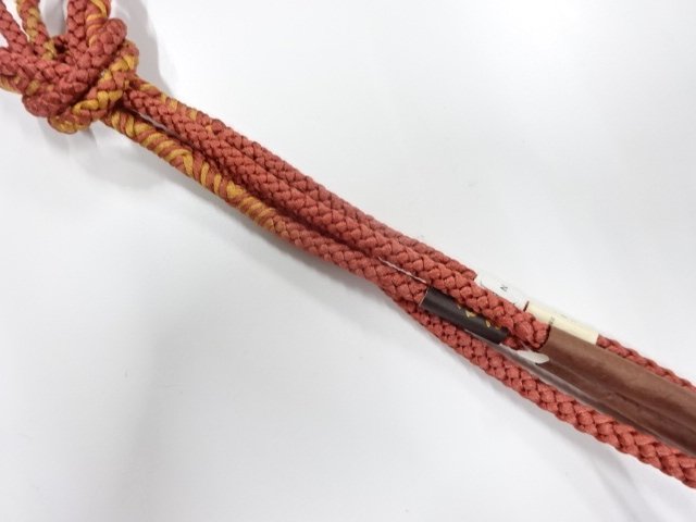 未使用品　正絹　手組帯締め