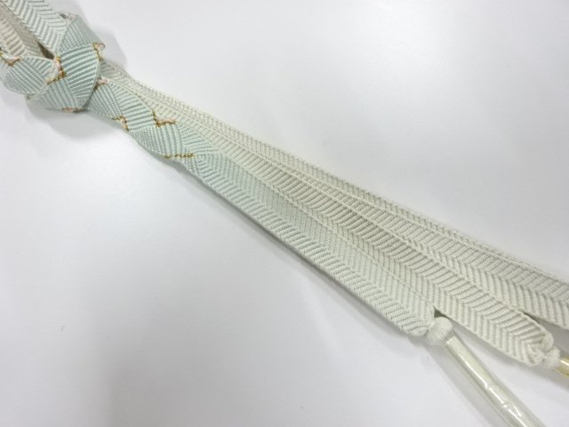 未使用品　正絹　手組帯締め