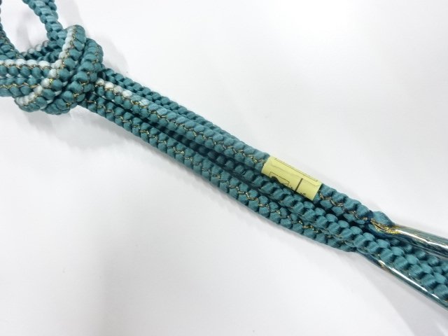 未使用品　正絹　手組帯締め