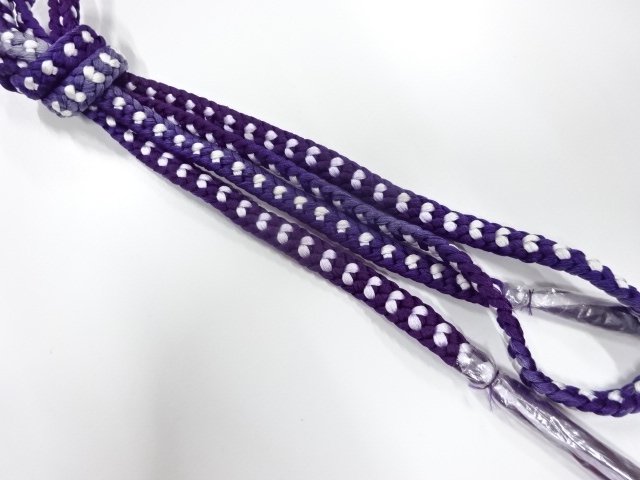 未使用品　正絹　手組帯締め