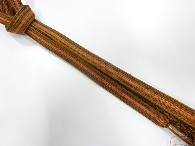 未使用品　正絹　手組帯締め
