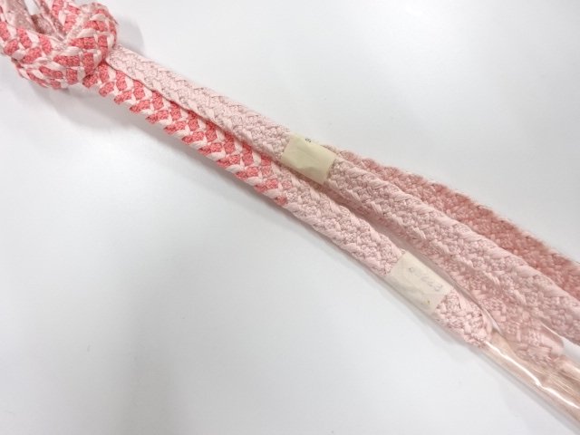 未使用品　正絹　手組帯締め