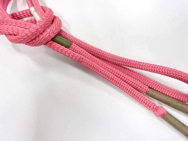 未使用品　正絹　手組帯締め