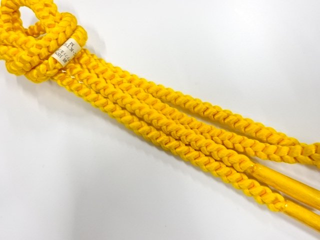 未使用品　正絹　手組帯締め