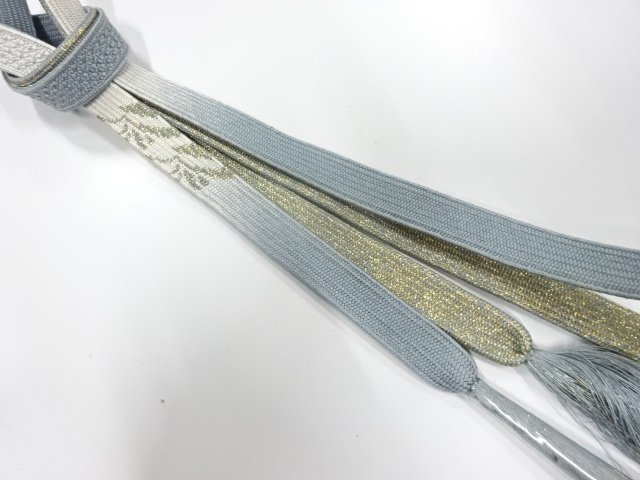 未使用品　正絹　手組帯締め