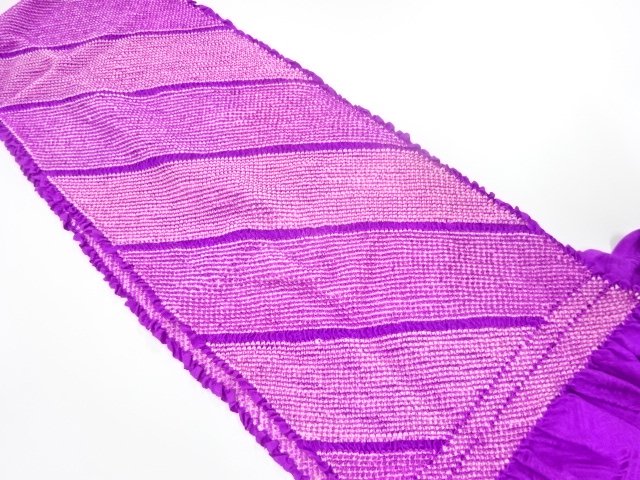SILK Tie-dye obiage for furisode