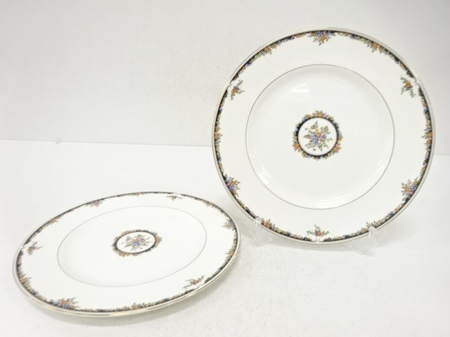 JAPANESE COLLECTIBLE / WEDGWOOD WEDGWOOD OSBORNE PLATE PAIR (27.5CM) W