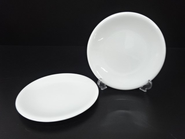 JAPANESE COLLECTIBLE / RICHARD GINORI RICHARD GINORI WHITE PLATE PAIR 