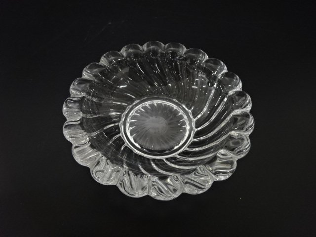 SALE!! Baccarat バカラ ボリュート ミニトレイ