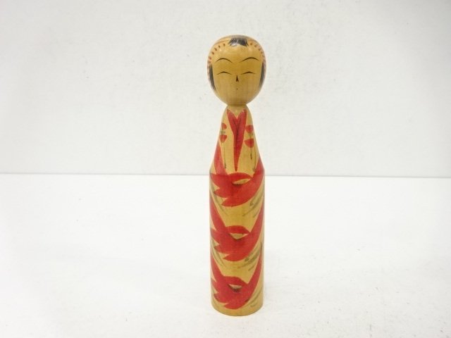 JAPANESE COLLECTIBLE / TRADITIONAL JAPANESE TOY - KOKESHI DOLL (15CM) 