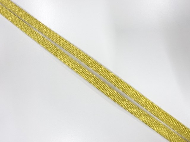 未使用品　正絹　帯留め用　手組三分紐