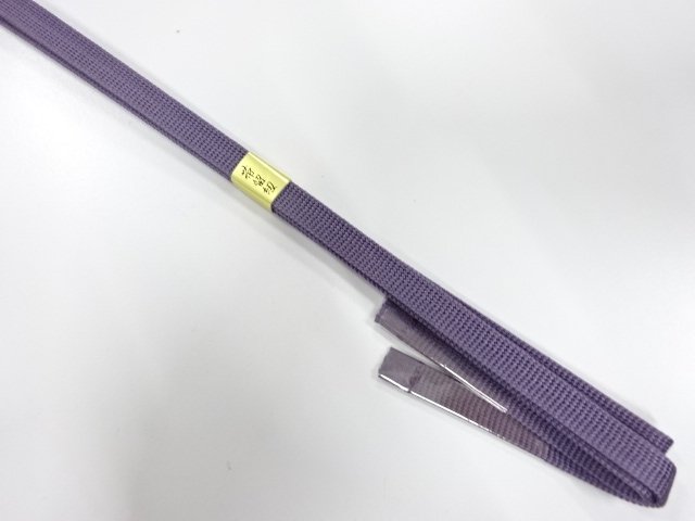 未使用品　正絹　帯留め用　手組三分紐