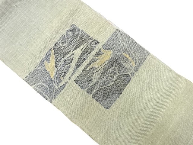 JAPANESE KIMONO / ANTIQUE KIMONO FOR SUMMER TSUMUGI (SILK) / WOVEN / A