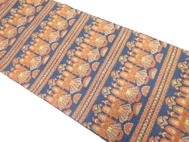 JAPANESE KIMONO / TSUMUGI / HORIZONTAL ROWS / FLOWER / BIRD / SARA KIM