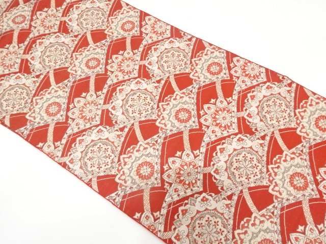 JAPANESE KIMONO / HANA-MON PATTERN WEAVING NAGOYA OBI