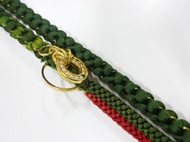 JAPANESE KIMONO / FOR FURISODE HAND-TIED OBIJIME