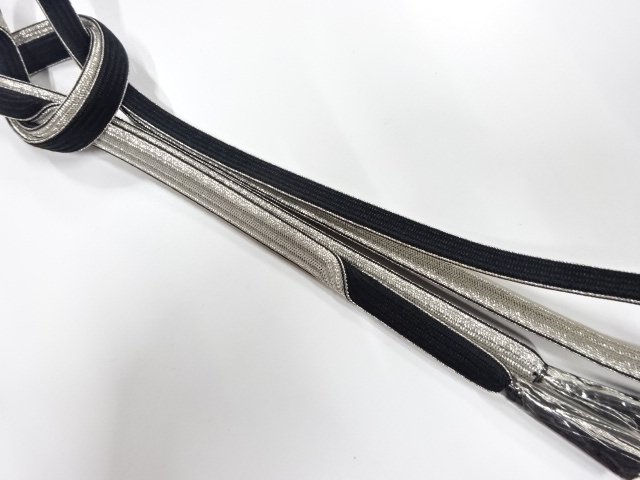 未使用品　正絹　手組帯締め