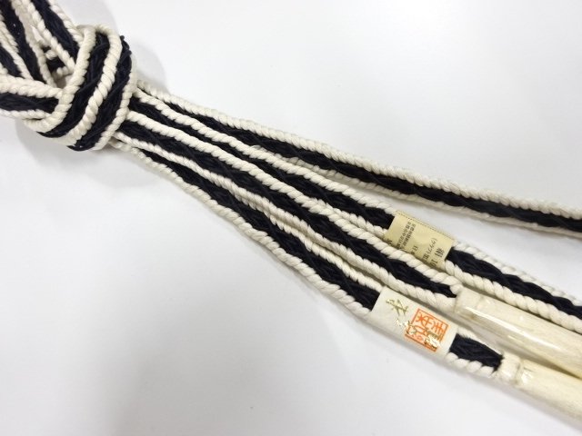 未使用品　正絹　手組帯締め