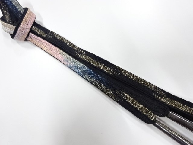 未使用品　正絹　手組帯締め
