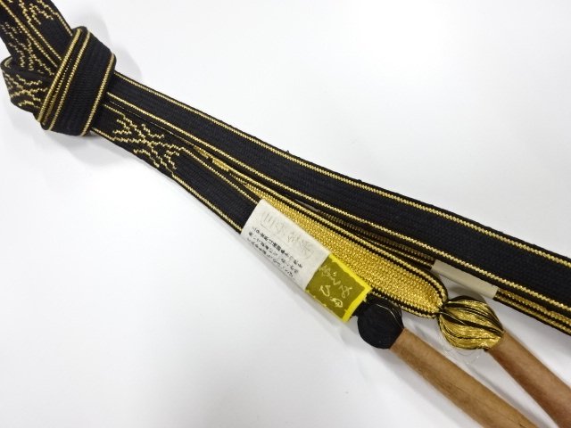 未使用品　正絹　手組帯締め