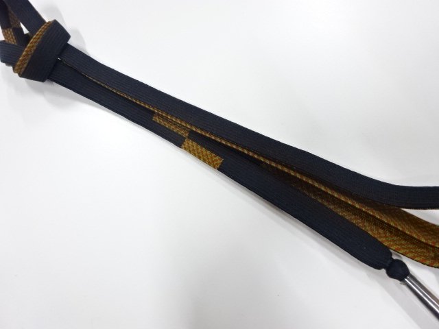 未使用品　正絹　手組帯締め（長尺）