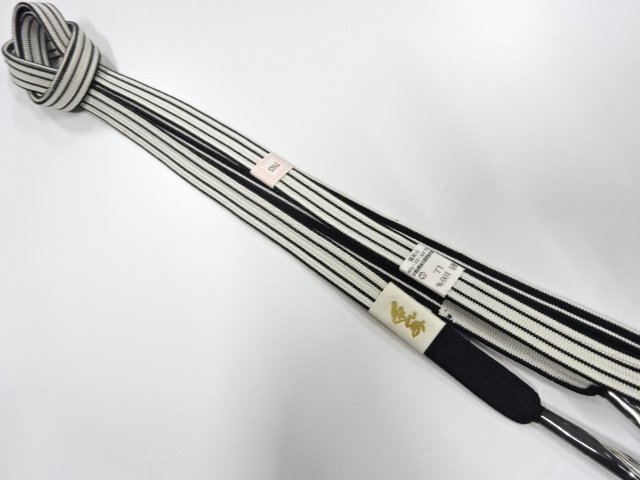 未使用品　正絹　手組帯締め（長尺）