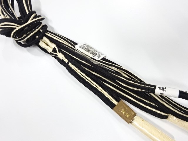 未使用品　正絹　翠嵐工房　撚り房　手組帯締め