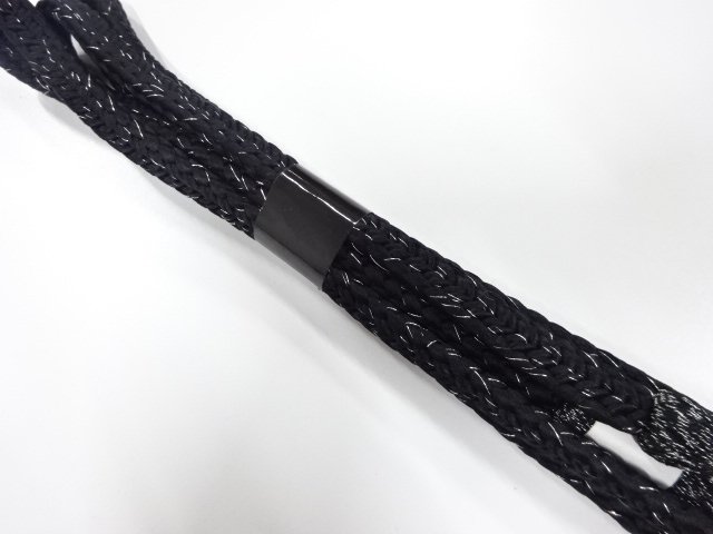 未使用品　正絹　撚り房　手組帯締め