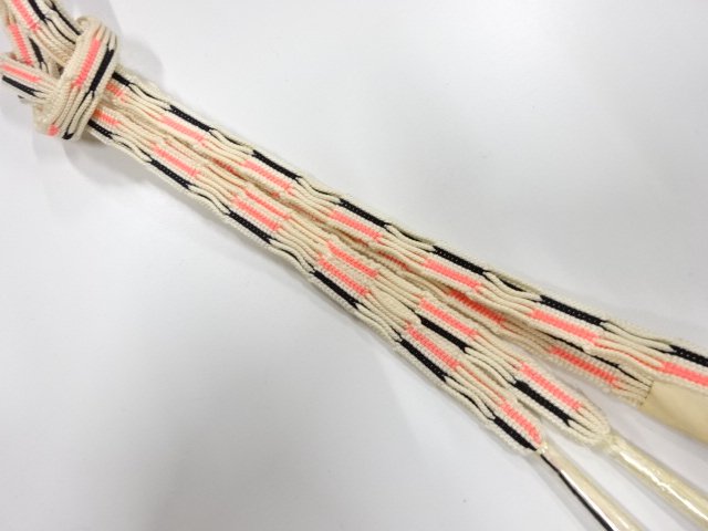 未使用品　正絹　夏手組帯締め