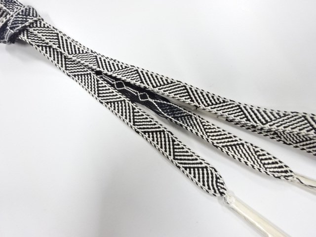 未使用品　正絹　夏手組帯締め