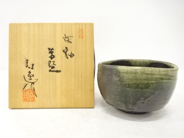 JAPANESE COLLECTIBLE / KOTOBUKI-ZOU ASH GLAZED TEACUP