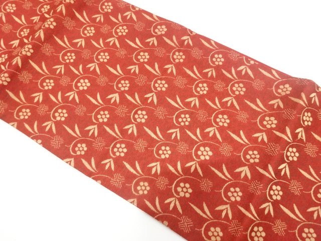JAPANESE KIMONO / SASA VINE PATTERN WEAVING FUKURO OBI