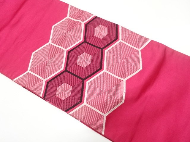 JAPANESE KIMONO / ANTIQUE NAGOYA OBI / SILK / WOVEN KIKKO