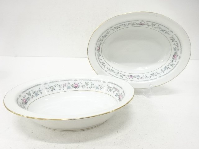 JAPANESE COLLECTIBLE / NORITAKE NORITAKE HONEY2820 OVAL DISH PAIR WEST