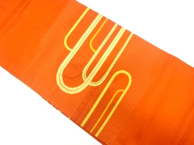 JAPANESE KIMONO / KASUMI PATTERN WEAVING NAGOYA OBI