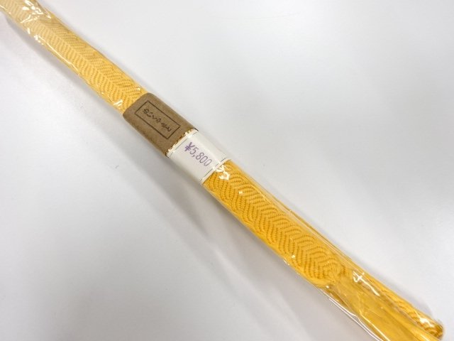 JAPANESE KIMONO / UNUSED HAND-TIED OBIJIME