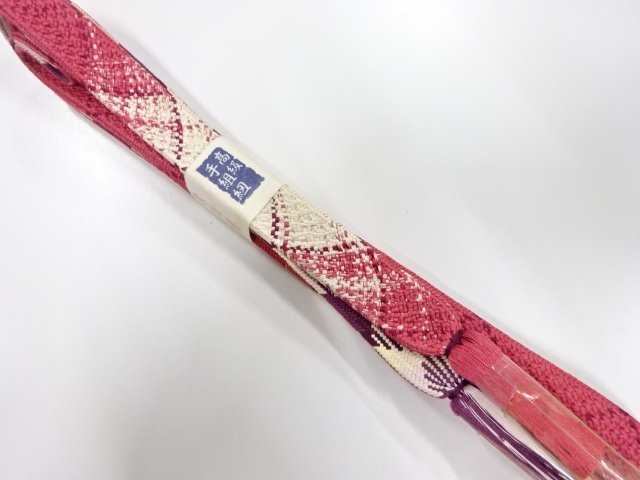 JAPANESE KIMONO / UNUSED HAND-TIED OBIJIME