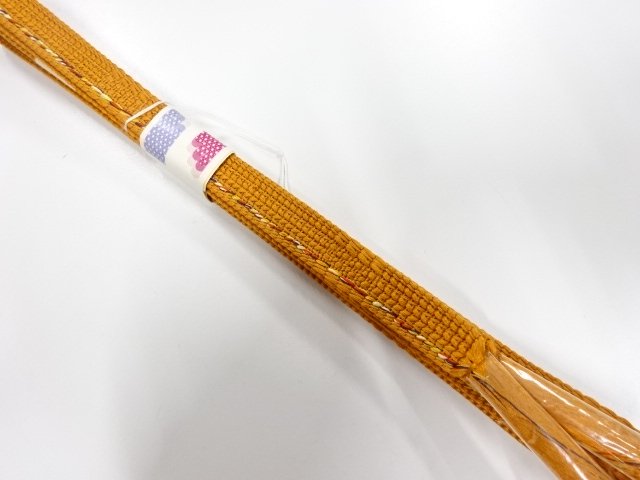 JAPANESE KIMONO / UNUSED HAND-TIED OBIJIME