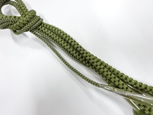 未使用品　正絹　手組帯締め
