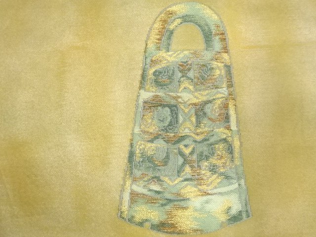 JAPANESE KIMONO / ANTIQUE TōDAKU PATTERN WOVEN NAGOYA OBI