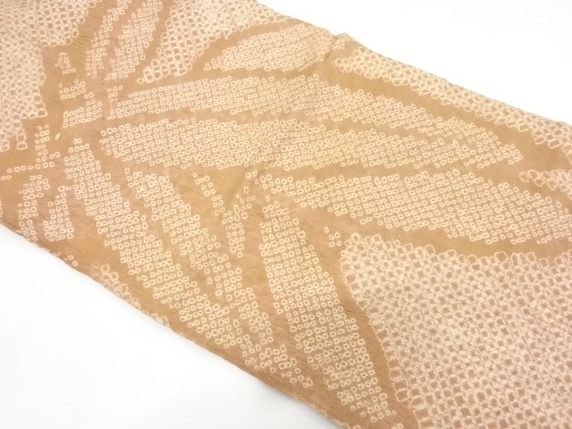 JAPANESE KIMONO / ANTIQUE HON-SO SHIBORI BAMBOO PATTERN NAGOYA OBI