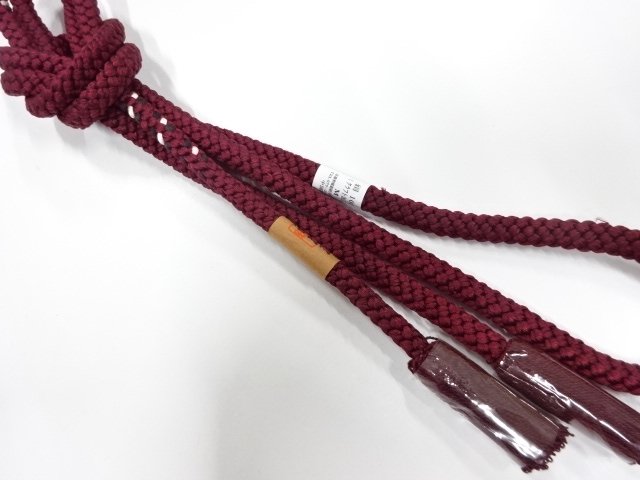 未使用品　正絹　撚り房　手組帯締め