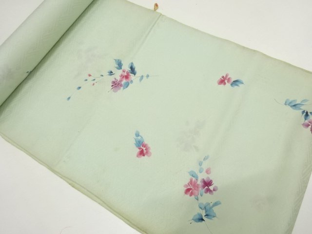 アンティーク　花模様　羽尺反物
