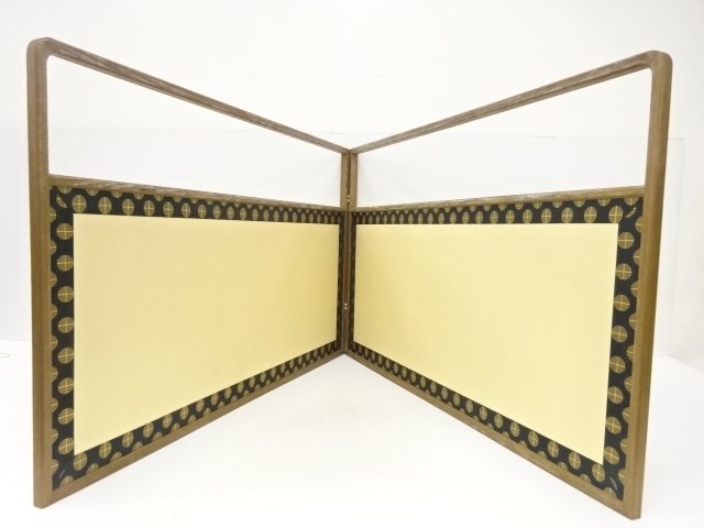 JAPANESE COLLECTIBLE / LARCH PATTERN: FURO-SAKI SCREEN
