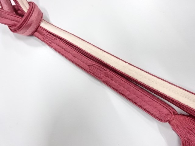 JAPANESE KIMONO / HAND-TIED OBIJIME
