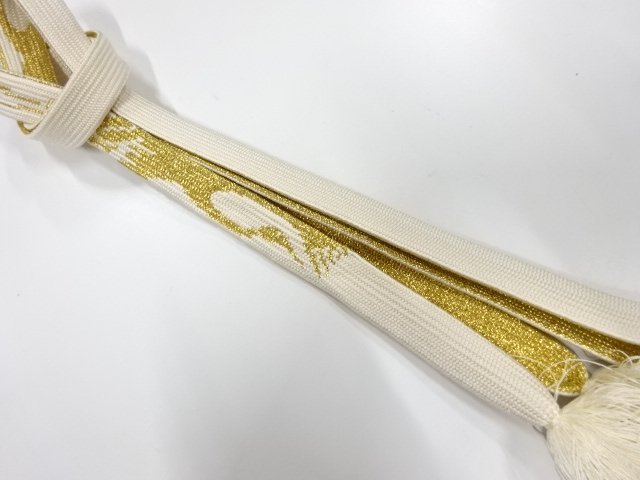 JAPANESE KIMONO / HAND-TIED OBIJIME