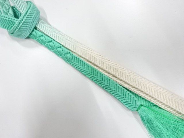 JAPANESE KIMONO / HAND-TIED OBIJIME