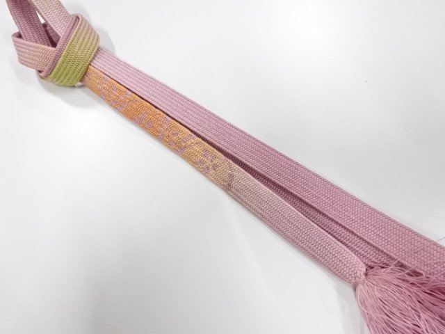 JAPANESE KIMONO / HAND-TIED OBIJIME